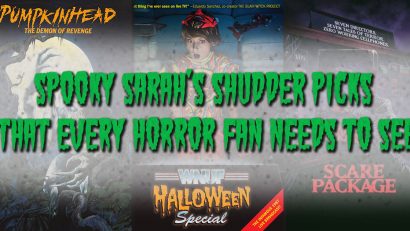 Looking for something to watch on Shudder? Spooky Sarah has you covered! Check out this list of 10 films that are definitely worth seeing! spookysarahsays.com #Shudder #HorrorMovies #MovieLists